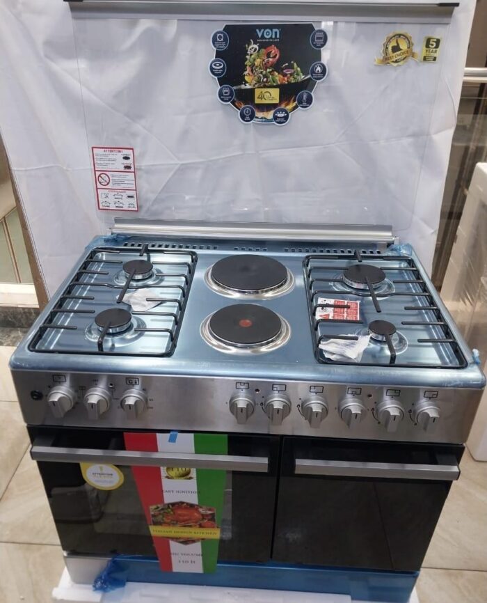 60*90 Von 4+2  without gas compartment standing cooker