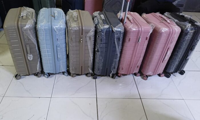 Fashion 3 in 1 Rubber Suitcase Travel Bag