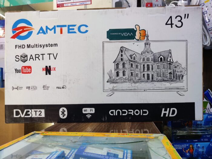 Amtec 43” smart android Bluetooth VIDAA