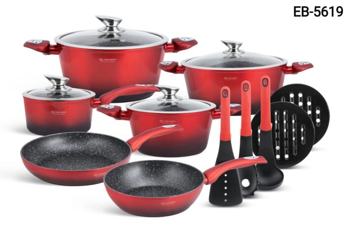 Edenberg15 Pcs Cookware set Non-Stick