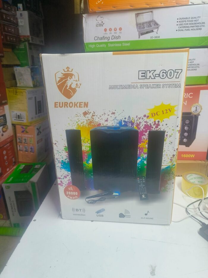 Euroken Mtungi Ek-607 2.1ch Multimedia System-20000W + Bluetooth