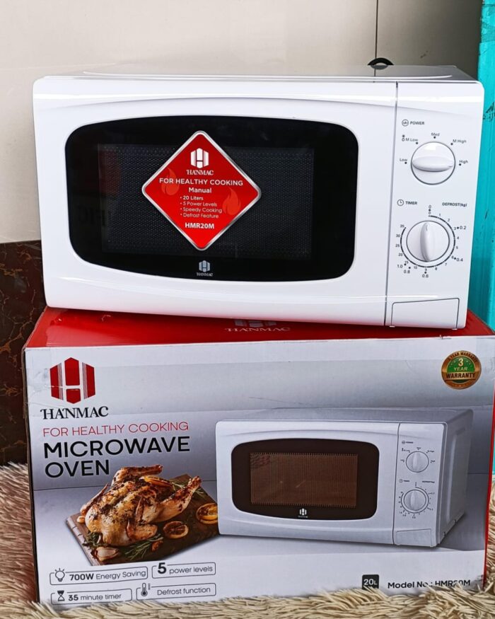 Hanmac 20L Manual white microwave