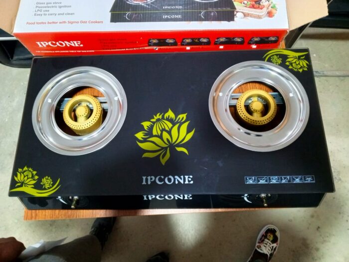 Ipcone glass 2 burner cooker