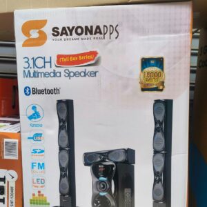 Sayona SHT-1204BT 3.1Ch Subwoofer System Tallboy Speakers