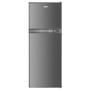 Von VRT-181DRAX Double Door Fridge - 181L, Inox