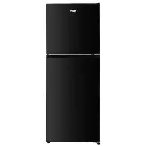 Von VRT-182NRAK Double Door no frost Fridge – 181L, Dark Inox
