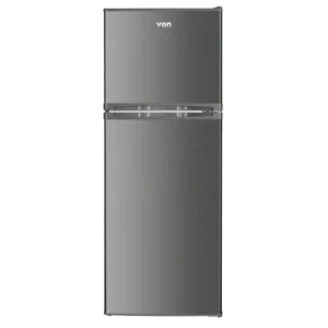 Von VRT-181DRAX Double Door Fridge - 181L, Inox