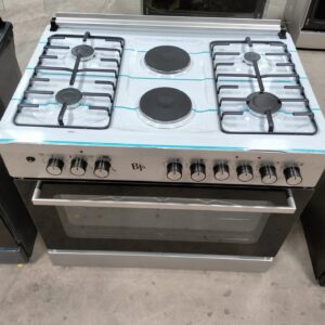 BJS   60x90 4+2 Hot Plate Gas Cooker, w/ Turbo Fan, Oven 90L Capacity  with gas sensor