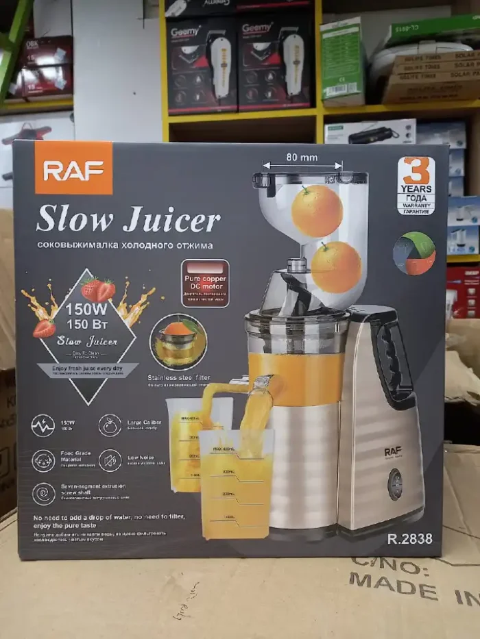RAF Professional Slow Juicer For Fruits & Vegetables