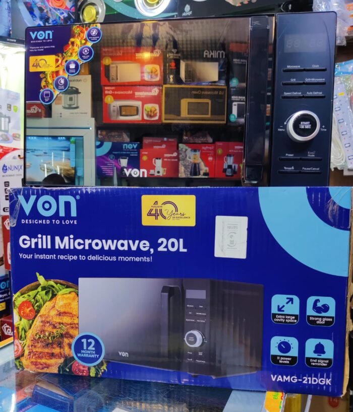 Von Microwave 20Litres Digital with Grill